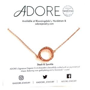 Adore Swarovski Crystal Rose Braclet